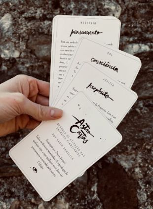 Tarot alma jogo de cartas, oráculo, lazer, festa, alta qualidade,  adivinhação, profecia, com manual pdf